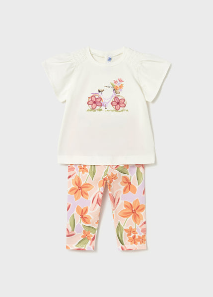 Conjunto Legging Y Camiseta Flor Mayoral