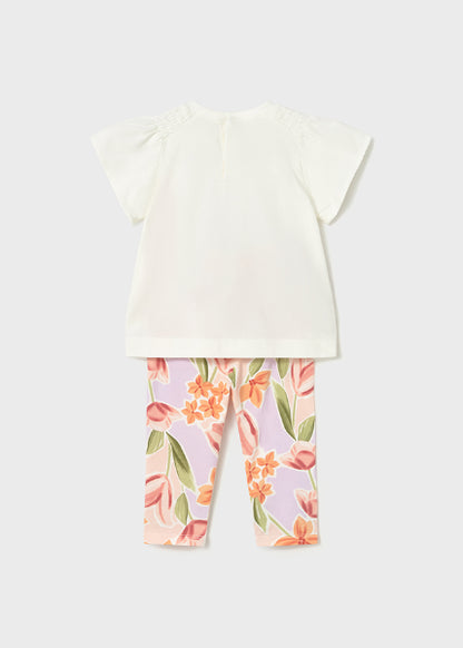 Conjunto Legging Y Camiseta Flor Mayoral