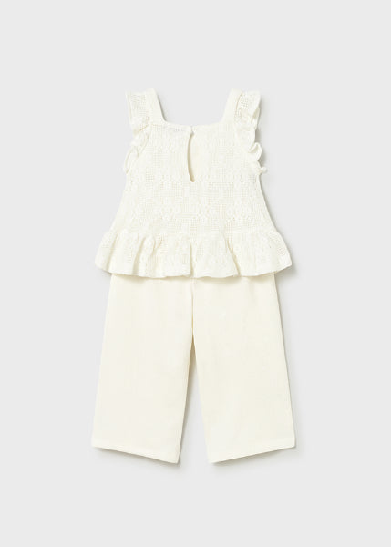 Conjunto Pantalon Y Top Crochet Mayoral