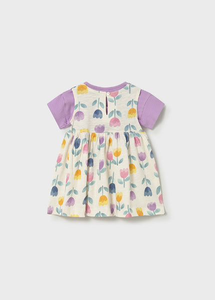 Vestido Estampado Con Chaqueta Mayoral