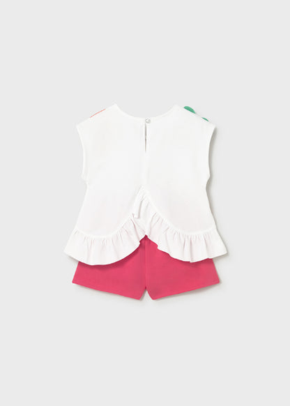 Conjunto Pantalon Corto Y Camiseta Frutas Mayoral