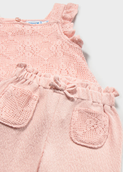Conjunto Pantalon Y Top Crochet Mayoral