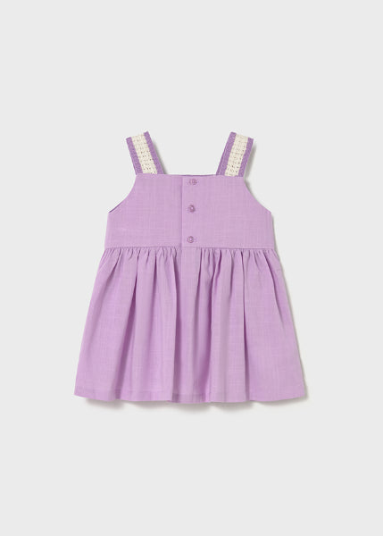 Vestido Combinado Crochet Mayoral