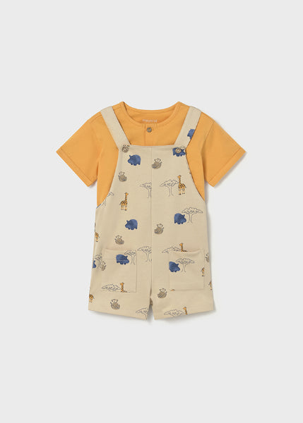 Conjunto Peto Estampado Y Camiseta