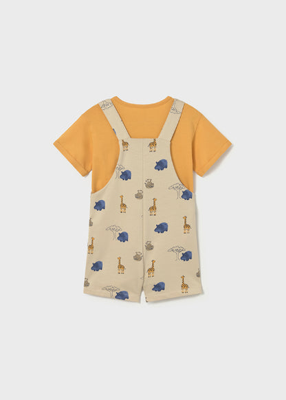 Conjunto Peto Estampado Y Camisa