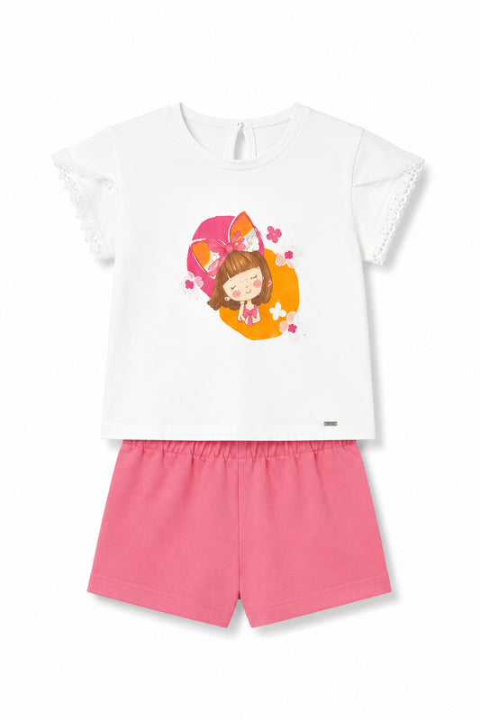 Conjunto Camiseta Gráfica Short Mayoral