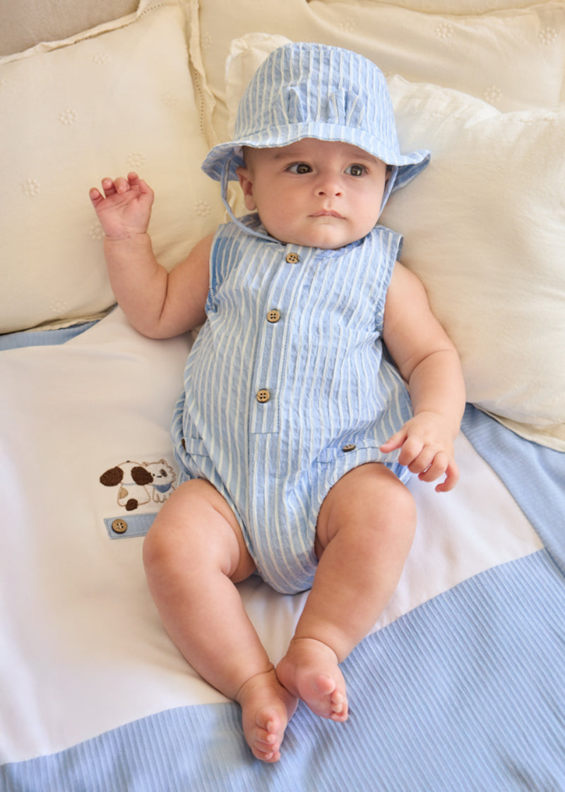 Pelele Estampado Con Gorro