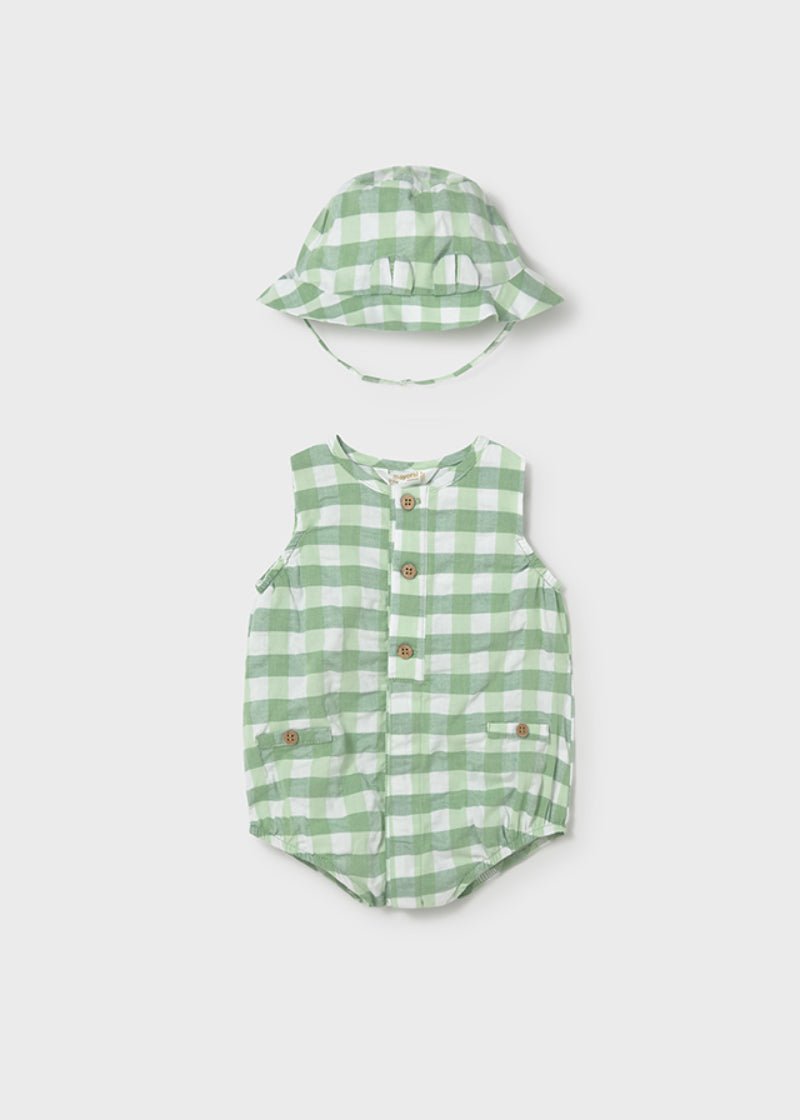 Pelele Estampado Con Gorro