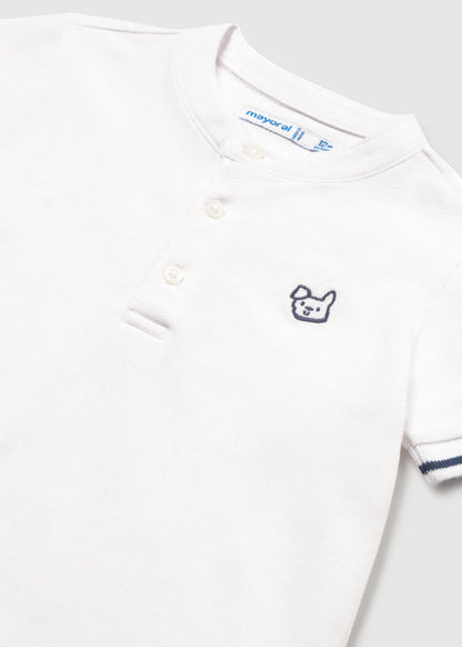 Camiseta Polo Cuello Mao