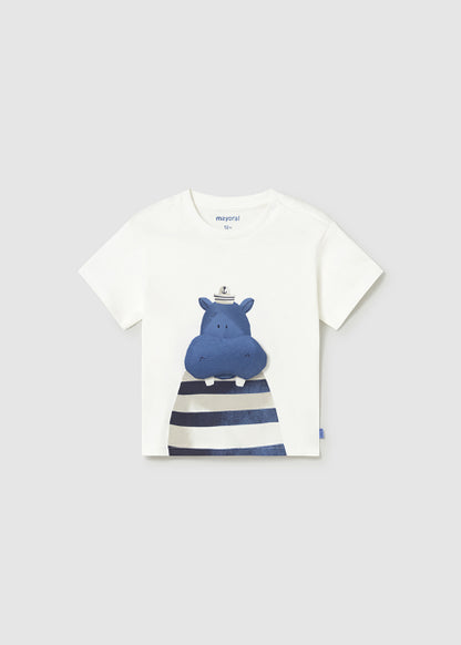 Conjunto Camiseta Aplique Bermuda