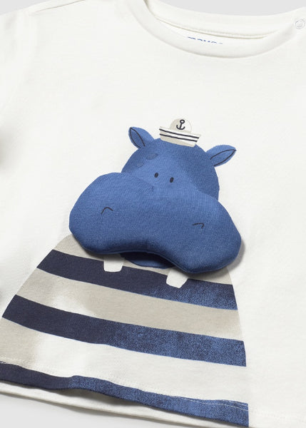Conjunto Camiseta Aplique Bermuda