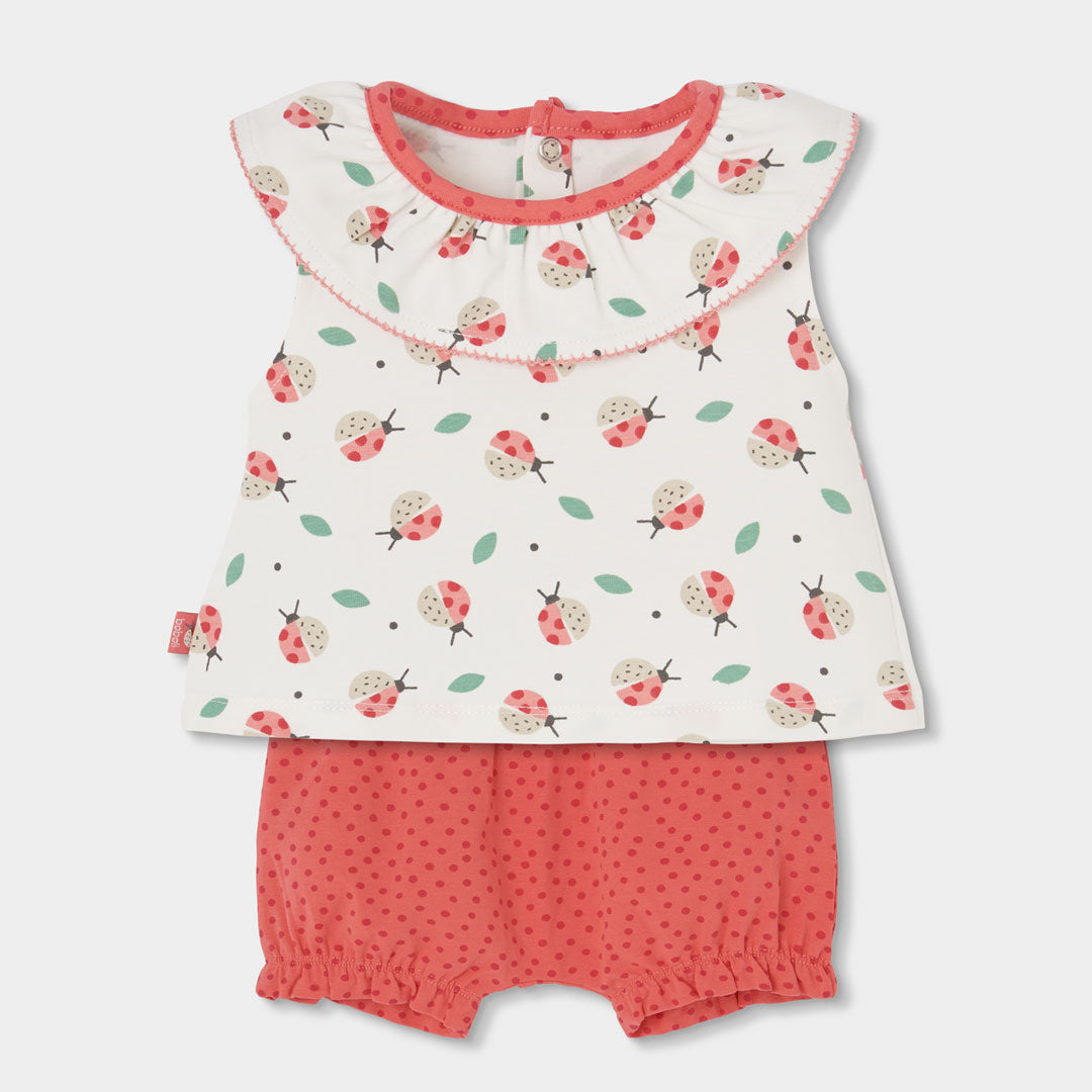 Conjunto Bebe De Algodon Estampado