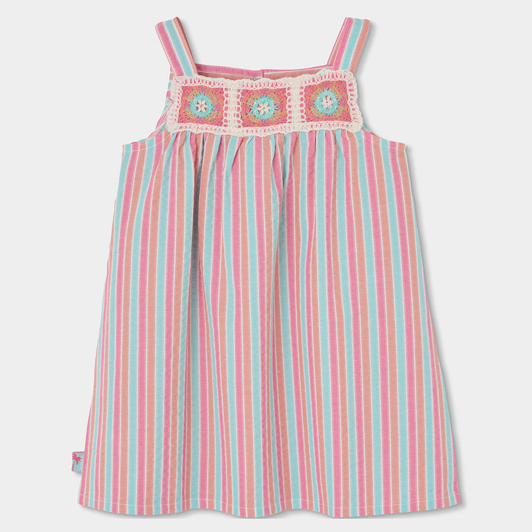 Vestido Popeln Listado De Niña