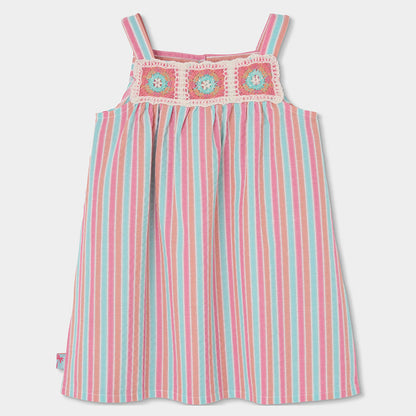 Vestido Popeln Listado De Niña