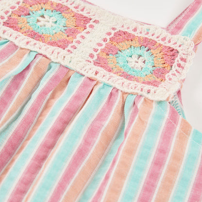 Vestido Popeln Listado De Niña
