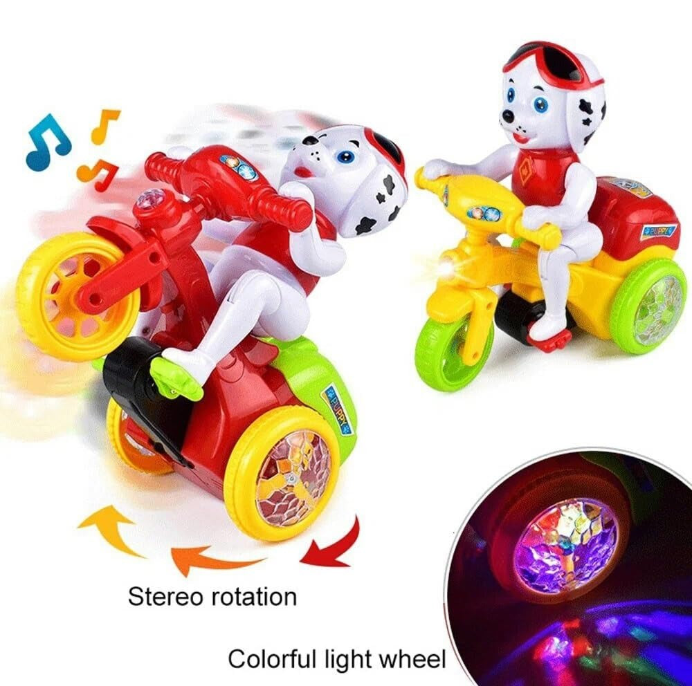 Moto patrulla con luces