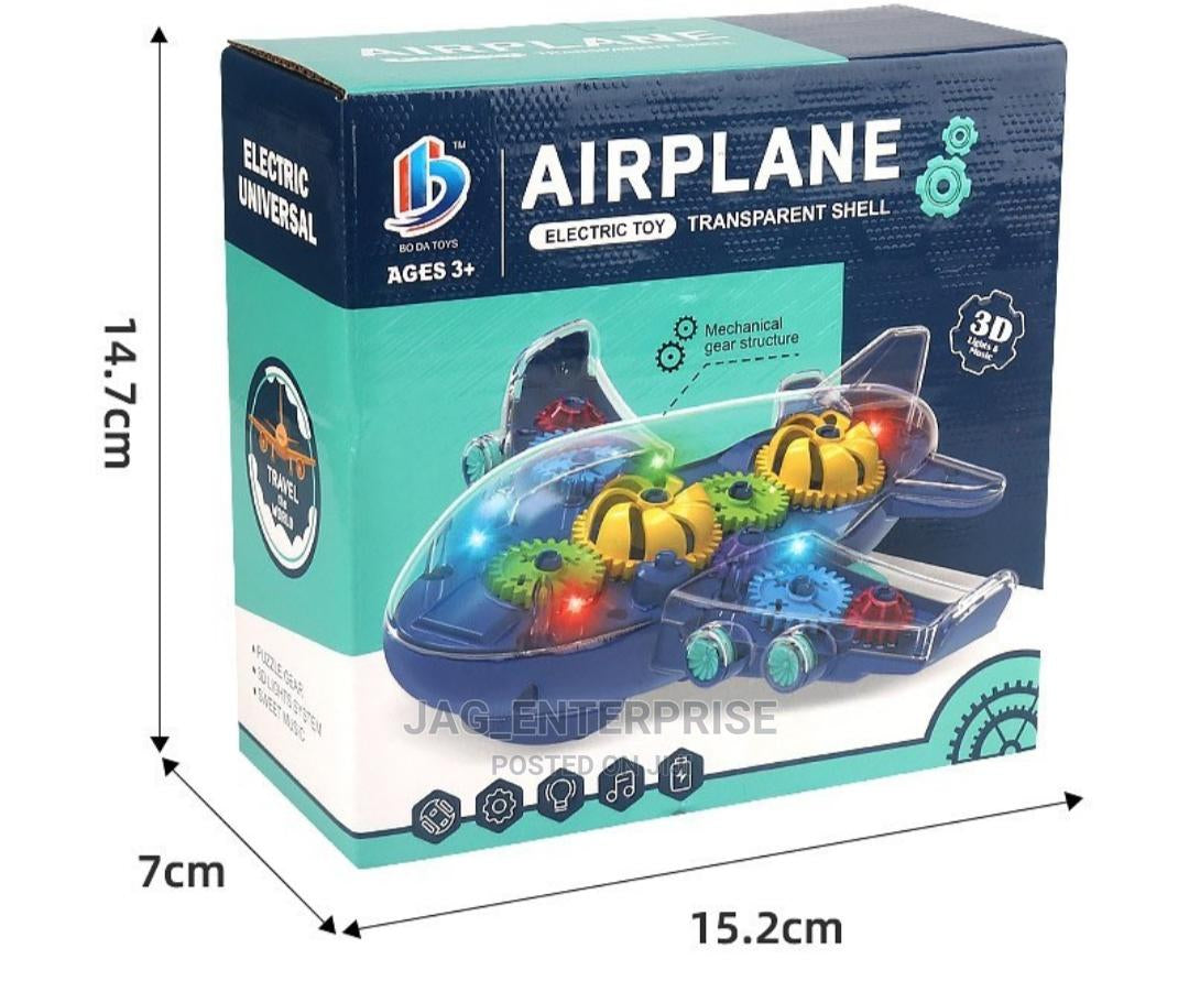 Avión juguete con luces