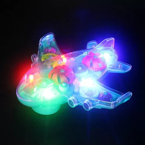 Avión juguete con luces