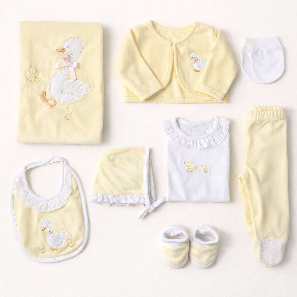 Set primer día amarillo – Bebe Feliz