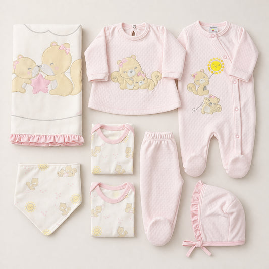 Set primer día crudo y rosa – Chocomiel