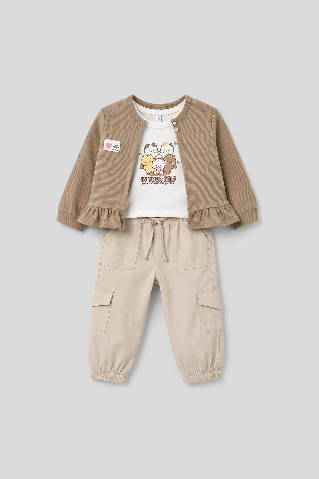 Conjunto 3 Piezas Bebe Niña
