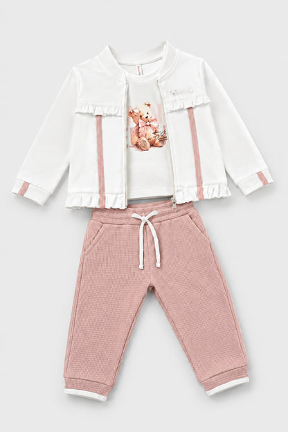 Conjunto 3 Piezas Bebe Niña