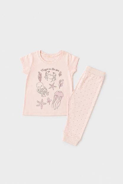 Pijama 2 Piezas Manga Corta Niña