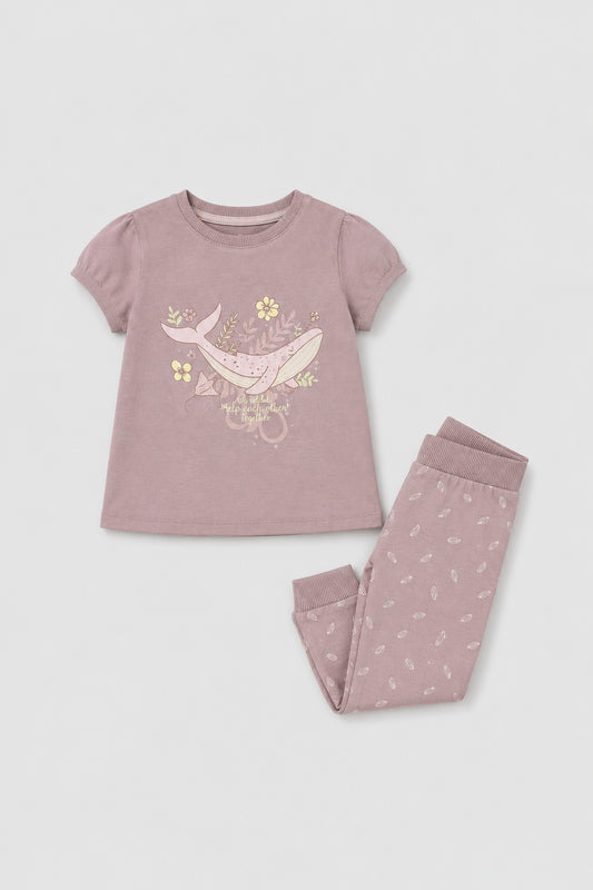 Pijama 2 Piezas Manga Corta Niña
