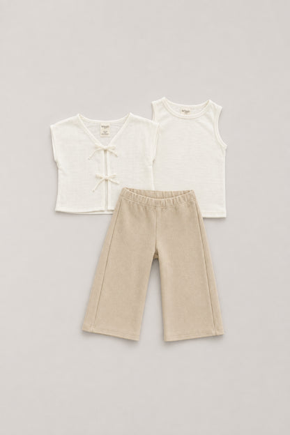 Conjunto Pantalón En Rib Niña Bebé