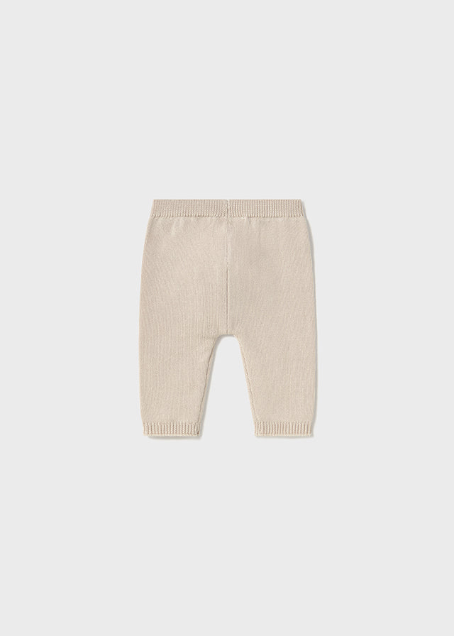 Conjunto tejido rosa para bebé niña con blusa, chaqueta y pantalón – Mayoral