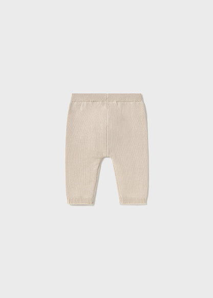 Conjunto tejido rosa para bebé niña con blusa, chaqueta y pantalón – Mayoral