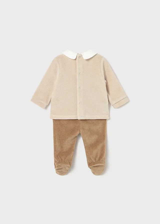 Conjunto buso y sudadera beige – Mayoral