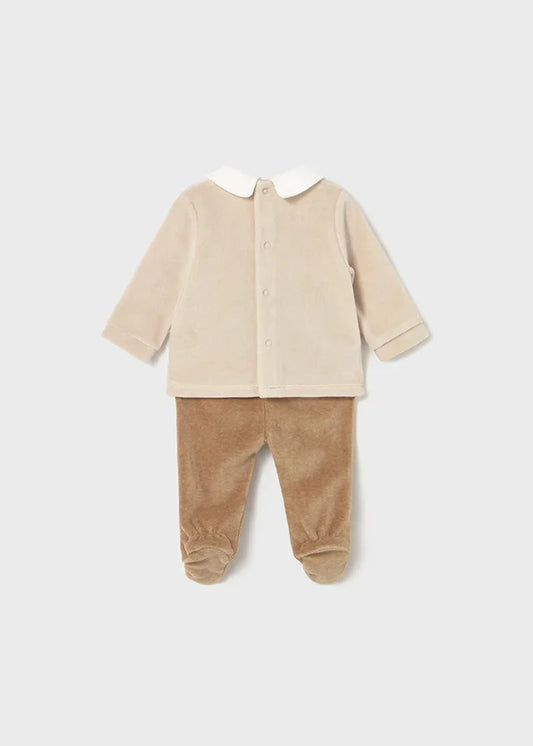 Conjunto buso y sudadera beige – Mayoral