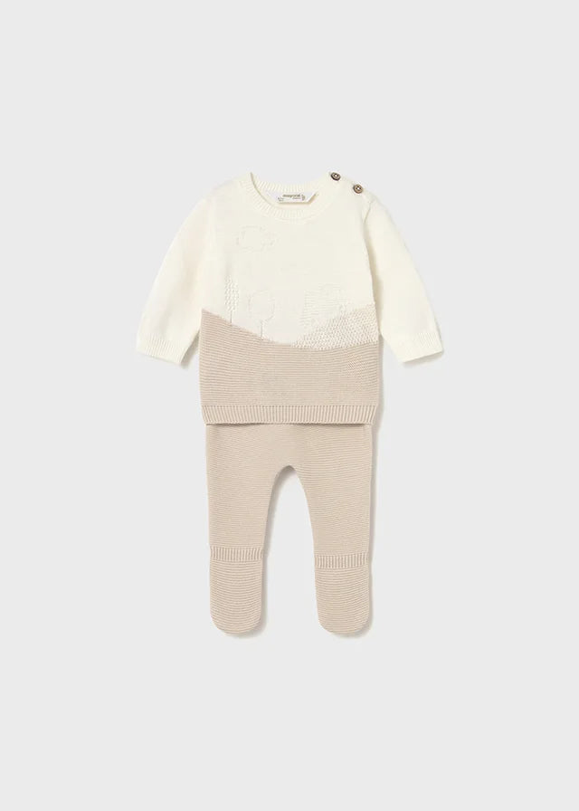 Conjunto tejido beige – Mayoral