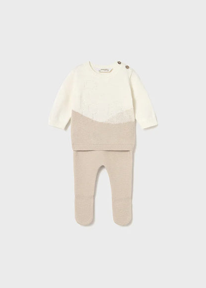 Conjunto tejido beige – Mayoral