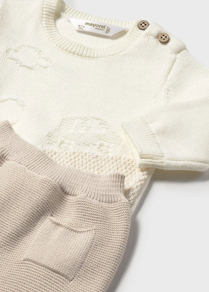 Conjunto tejido beige – Mayoral