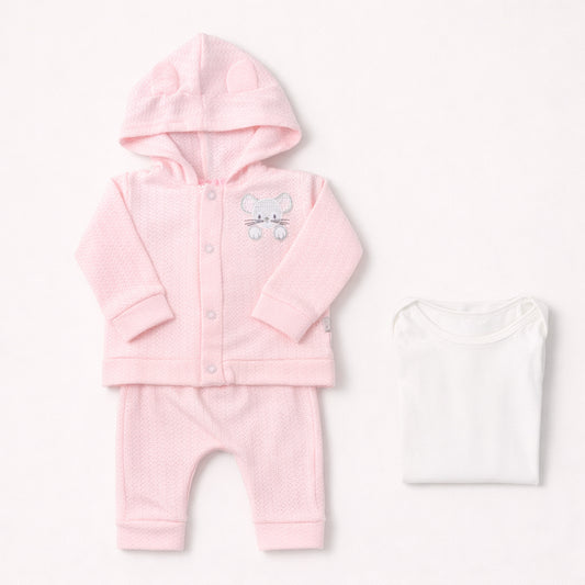 Conjunto primer día rosa – Puppet