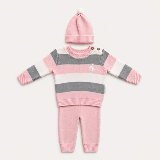 Conjunto hilo gris y rosa – Puppet