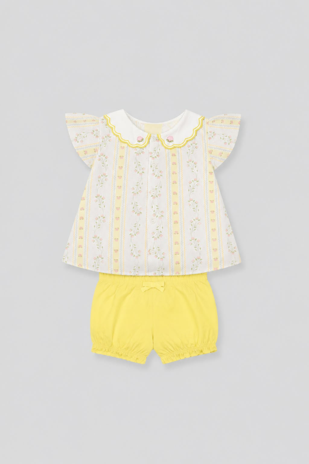 Conjunto short bebé algodón suave Milon