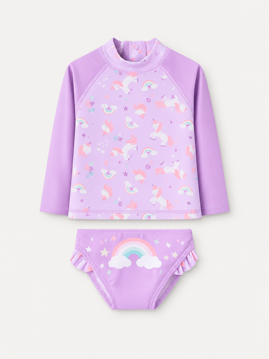 Vestido De Baño 2 Piezas Bebé Niña Losan