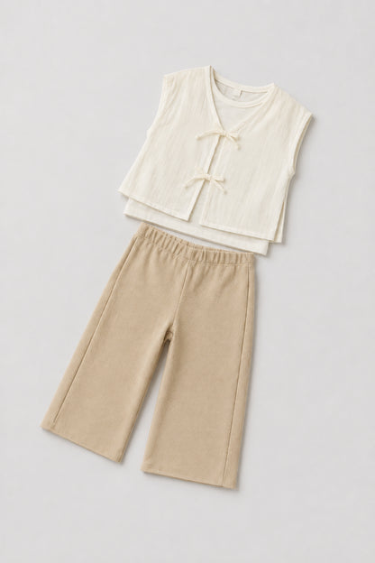 Conjunto Pantalón En Rib Niña Bebé