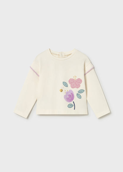 Blusa Manga Larga Mariposa y Abeja Mayoral