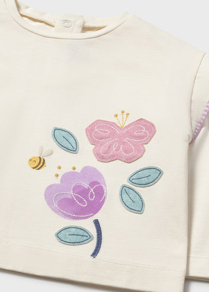 Blusa Manga Larga Mariposa y Abeja Mayoral