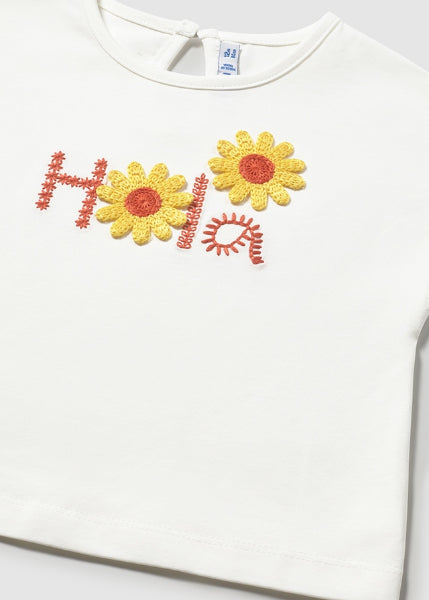 Blusa "Hello" con Girasoles Mayoral