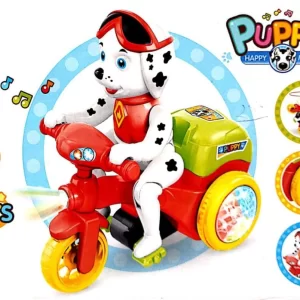 Moto patrulla con luces