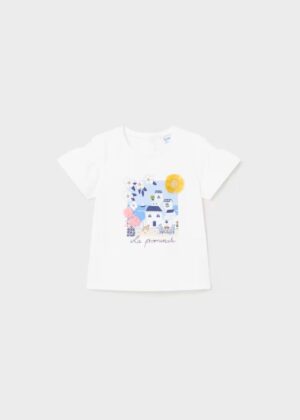 Camiseta Manga Corta Para Niña