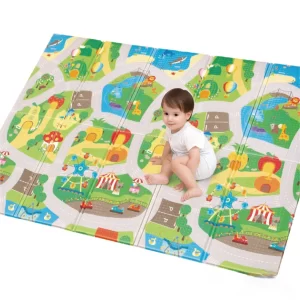 Tapete De Gateo Plegable Estampado 180*200