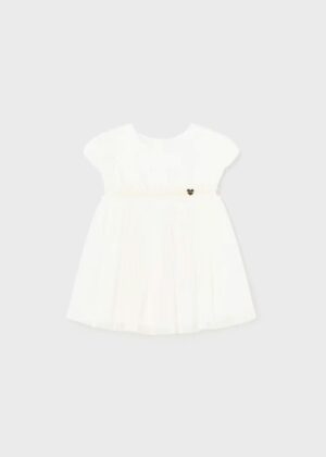Vestido Combinado Tul Plisado Mayoral - Imagen 2