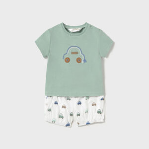 Conjunto Pantalón Corto Bombacho Y Camiseta Mayoral