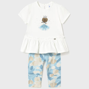 Conjunto Legging Y Camiseta Volante Bebé Mayoral